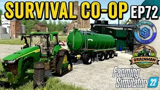 NEW EQUIPMENT & PRODUCTIONS! LETS MAKE MONEY! 💰 🚜 SURVIVAL CHALLENGE CO-OP | FS22 | EPISODE 72