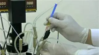 Autoclavable laboratory bioreactor fermentor LAMBDA MINIFOR: inoculation (seeding)