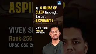 UPSC Topper Strategy : Truth About Sleep and Productivity! 