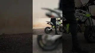 Вот так звучит гоночный питбайк 