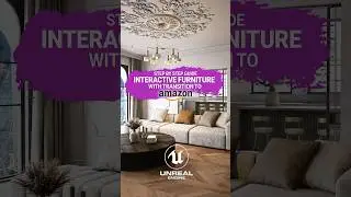 Step-by-step guide. Furniture replacement in Unreal Engine for you interior project #unrealengine