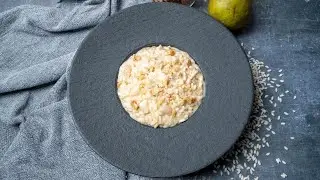 Pear Gorgonzola Risotto