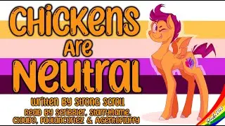 Pony Tales [MLP Fanfic Reading] 'Chickens are Neutral' by Strong Scroll (SLICE-OF-LIFE) | PRIDE 2023