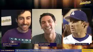 Steve Finley and Shawn Green talk celeb sightings at ballgames and best teams they ever played on