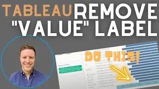 How to Remove the Value Label from an Axis in Tableau (Quick Tip)