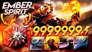 [Ember Spirit + Giant Strikes] = 999999 CRIT ⚡ / ONE SHOT = ONE HIT! CHC