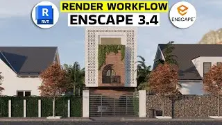 Enscape Realistic Rendering Workflow | Revit + Enscape 3.4