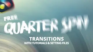 Free Quarter Spin Transitions With Tutorials | The Minack Theatre | DaVinci Resolve 17