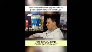 Что делать, если ПОВРЕДИЛ РОДИНКУ? Полный ролик в комментариях! #shorts