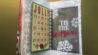 Simple and quick handmade Christmas journal / Простой и быстрый новогодний блокнот своими руками
