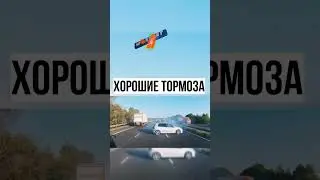 Вот это тормоза на автобусе,  просто класс!