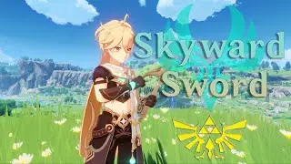 SKYWARD SWORD 🍃 Songs on Lyre | Genshin Impact