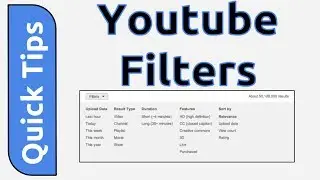 How to Get Better Youtube Search Results: YOUTUBE FILTERS