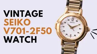 Vintage Seiko V701 2F50 R1 Watch | Best Vintage Luxury Seiko Watches for Women