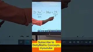 Factoring Perfect Square Trinomials #maths #mathematics #mathshack #mathtricks #csecmaths