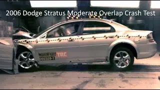 2001-2006 Dodge Stratus / Chrysler Sebring Sedan Moderate Overlap Crash Test (56 Km/h)