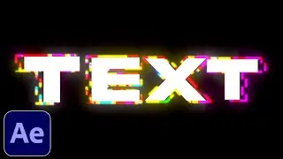 HOW TO CREATE A COLORFUL TEXT STROKE ANIMATION - After Effects Tutorial (NO PLUGINS)