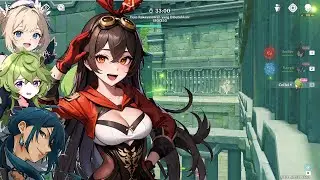 Divine Ingenuity (Custom Domain Event): Amber and the Gang Puzzle - Genshin Impact