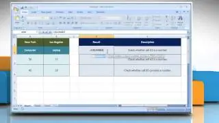 How to use the ISNUMBER function in Excel