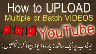 How to Upload Multiple Video/ Batch Videos on YouTube |  2020