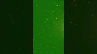Gold Dust Particles Green Screen Video Effects