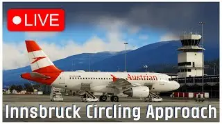 Innsbruck Circling | Austrian A319 | LOWW-LOWI | X-Plane 12