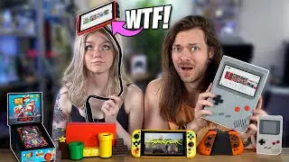 My Girlfriend(?) & I Buy WEIRD Nintendo Switch Accessories!