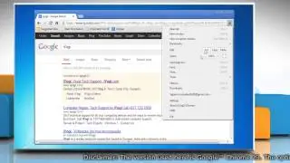 How to set the Font Size in Google™ Chrome in Windows® 7