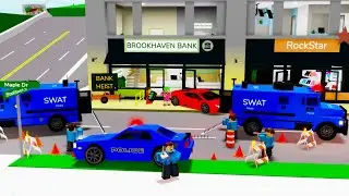 BANK HEIST IN BROOKHAVEN RP!