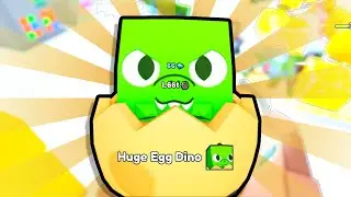 I Hatched x4 Huge Egg Dino in Pet Simulator 99...🦖