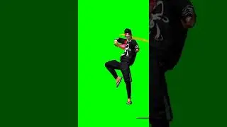 free fire lobby animation green screen 