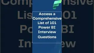 #powerbitutorial #powerbininterview Your Power BI Interview 2024! Top 100 Must-Know Questions