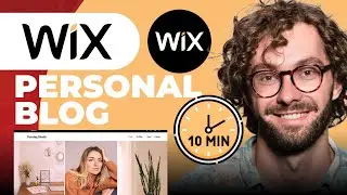 Personal Blog on Wix in 10min - How To Create Personal Blog on Wix Complete Tutorial