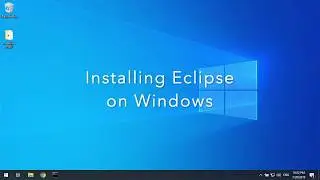 Installing Eclipse on Windows