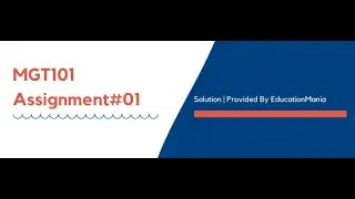 MGT101 Assignment No.1 Solution 2020  | EducationMania | MGT101 Assignment