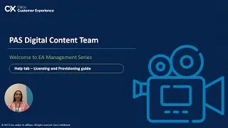 [EA Onboarding Track 5] Support & Help: Help tab / Licensing & Provisioning guide