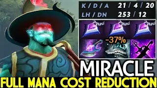 MIRACLE [Storm Spirit] Full Mana Cost Reduction Build Imba Meta Dota 2