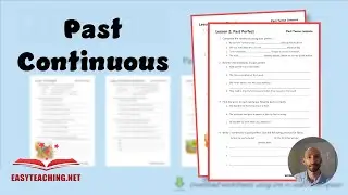 A Lesson on the Past Continuous Tense | EasyTeaching