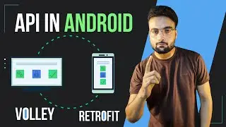 API Integration in Android - Volley and Retrofit Libraries - Android Studio Tutorial in Hindi