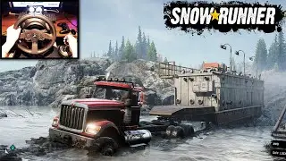 SnowRunner Not A Drill | International HX 520 | Thrustmaster