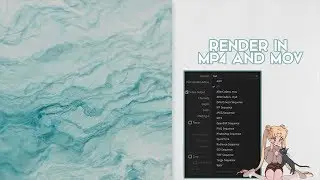 how to actually render in mp4 and mov in after effects