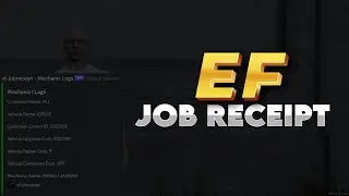 EF JOB RECIEPT INSTALLATION *FREE* | FiveM Roleplay Scripts | FiveM Tutorial 2024 | MJ DEVELOPMENT