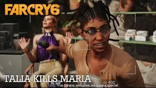 Talia kills Maria on Live TV - Far Cry 6 in 4K