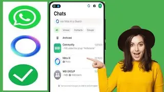 Как удалить Meta Al в WhatsApp (2024) |  Удалить Meta ai WhatsApp