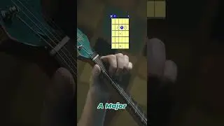 A Major Chord 🎸 #guitarlesson #guitarchords