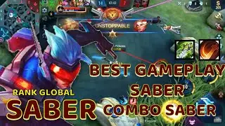 Saber Offlane Solo Kill | Saber Best Build 2022 | Build Top Global Saber Gameplay - MLBB