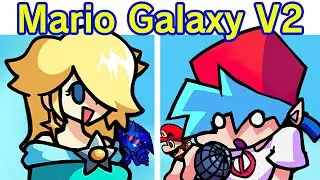 Friday Night Funkin VS Super Mario Galaxy | Super Funkin Galaxy V2 DEMO (FNF Mod) (Luigi/Rosalina)