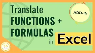 Translate Functions in Excel - Tutorial