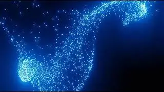 Blue Particles Effect | Black Screen Effect | Overlay Effect | Cinematic Effect | Particles Effect