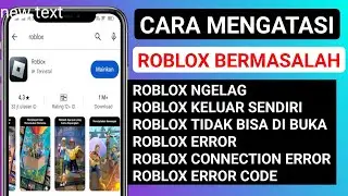 cara mengatasi roblok bermasalah